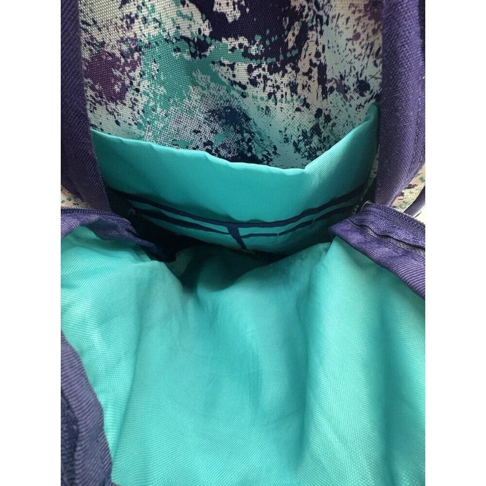Trans By JanSport Backpack Laptop Sleeve Paint Spatter 5 Zip Compartments